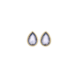 Blue Sapphire Lento Earrings - AZALEA
