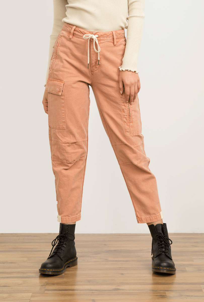 cropped cargo trousers