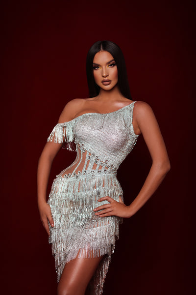 ALARA crystal glitter dress – KAYTURESTYLINGS