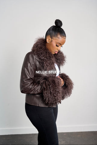 The 'Teddy' Natural Mink Slippers – Nellie Studio