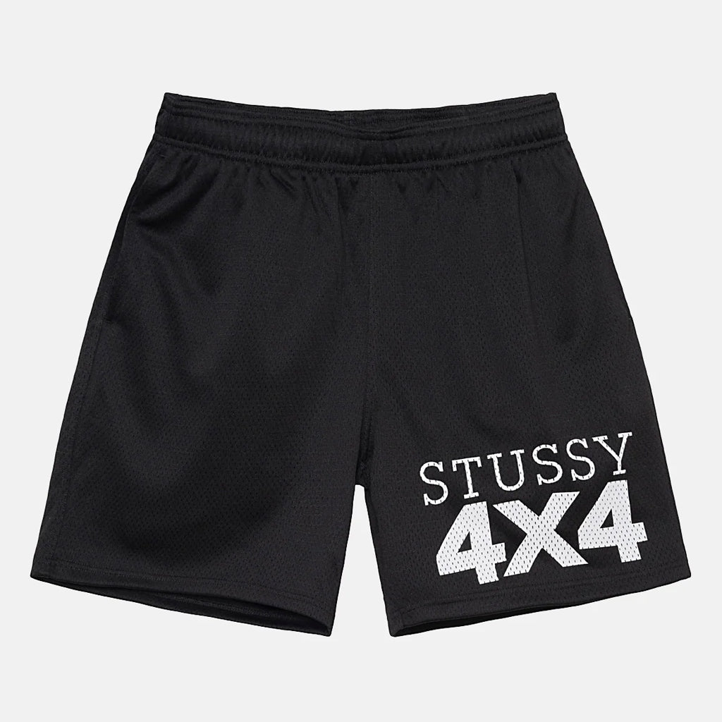Stussy - 4x4 Mesh Short : Black – arts - rec