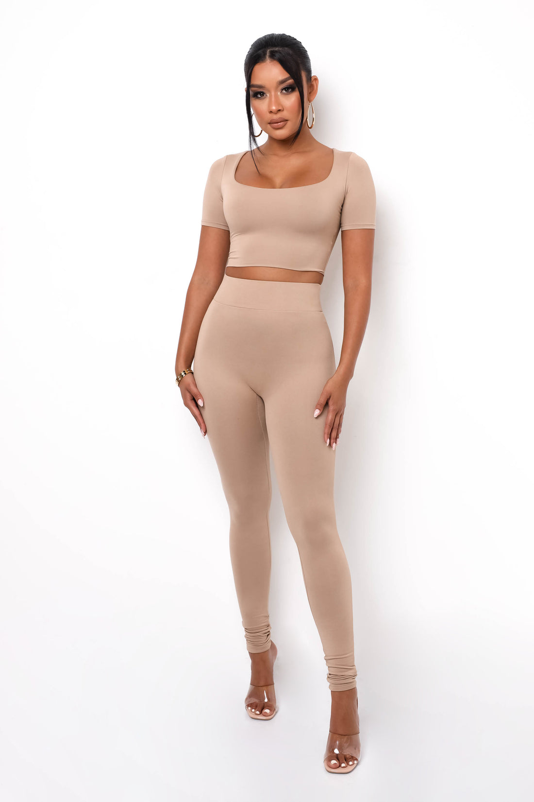 Ultra High Waisted Leggings - Brown – My Outfit Online