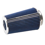 Edelbrock Air Filter Pro-Flo Series Conical 10In Tall Blue/Chrome