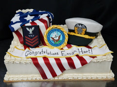 US Navy Military Commissioning Cake