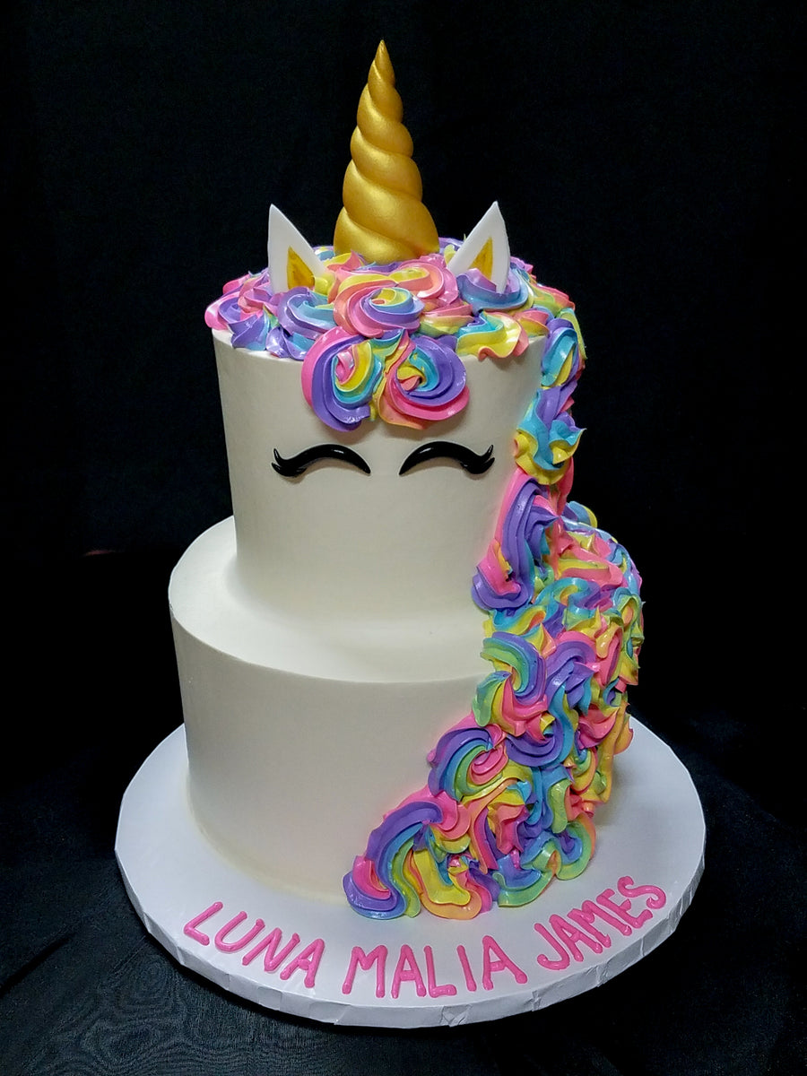 Unicorn Cake ~ 2-tier (Vanilla) - Storybook Bakery