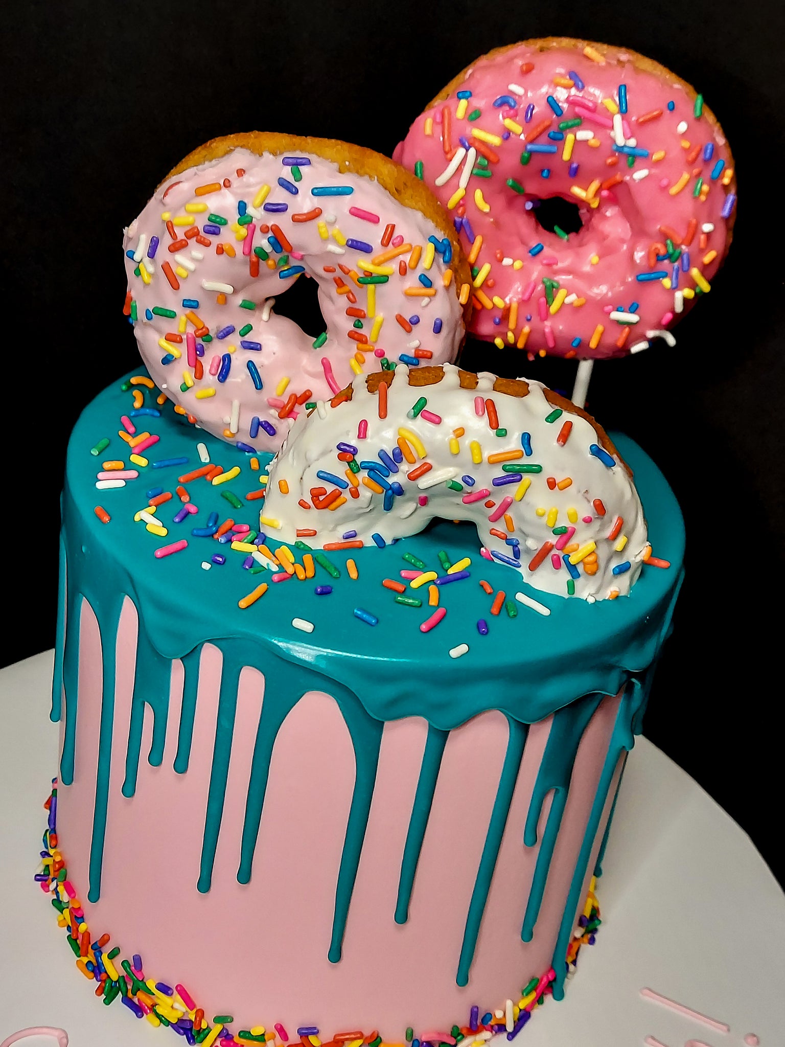 Donut Drip Cake – Storybook Bakery