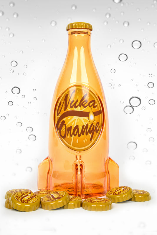 Fallout Nuka Cola Glass Bottle & Cap, Nuka Cola