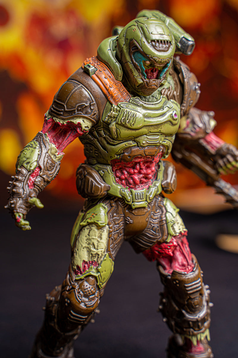 doom marine statue