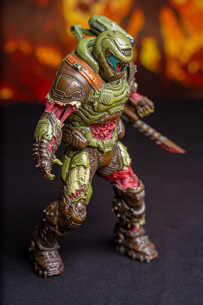 doom marine statue