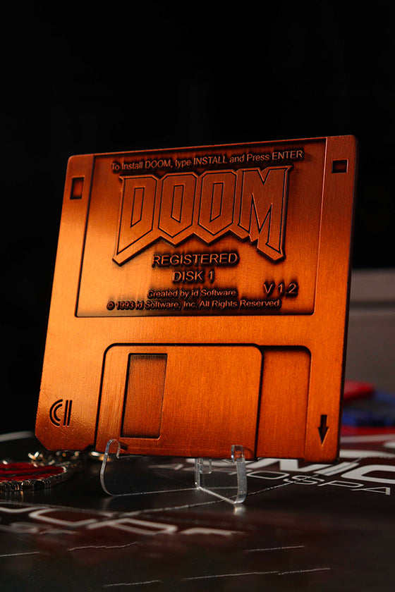 DOOM 30th Anniversary Limited Edition Commemorative Floppy Disk – Official Bethesda Store