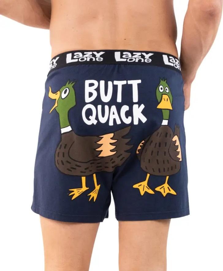 Butt Quack Men's Duck Funny Boxer | Treehouse Gift & Home
