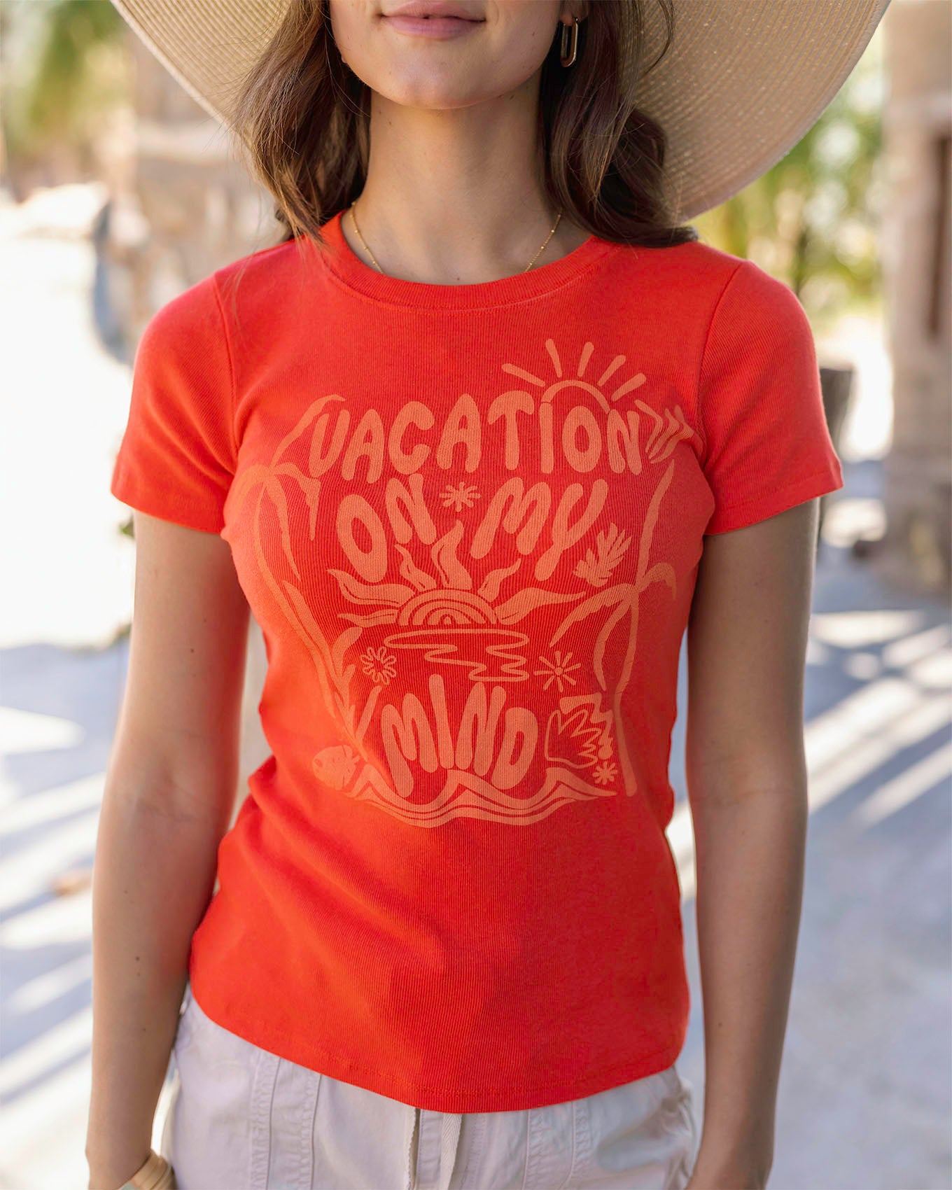 Image of Vacation Graphic Cotton Baby Tee