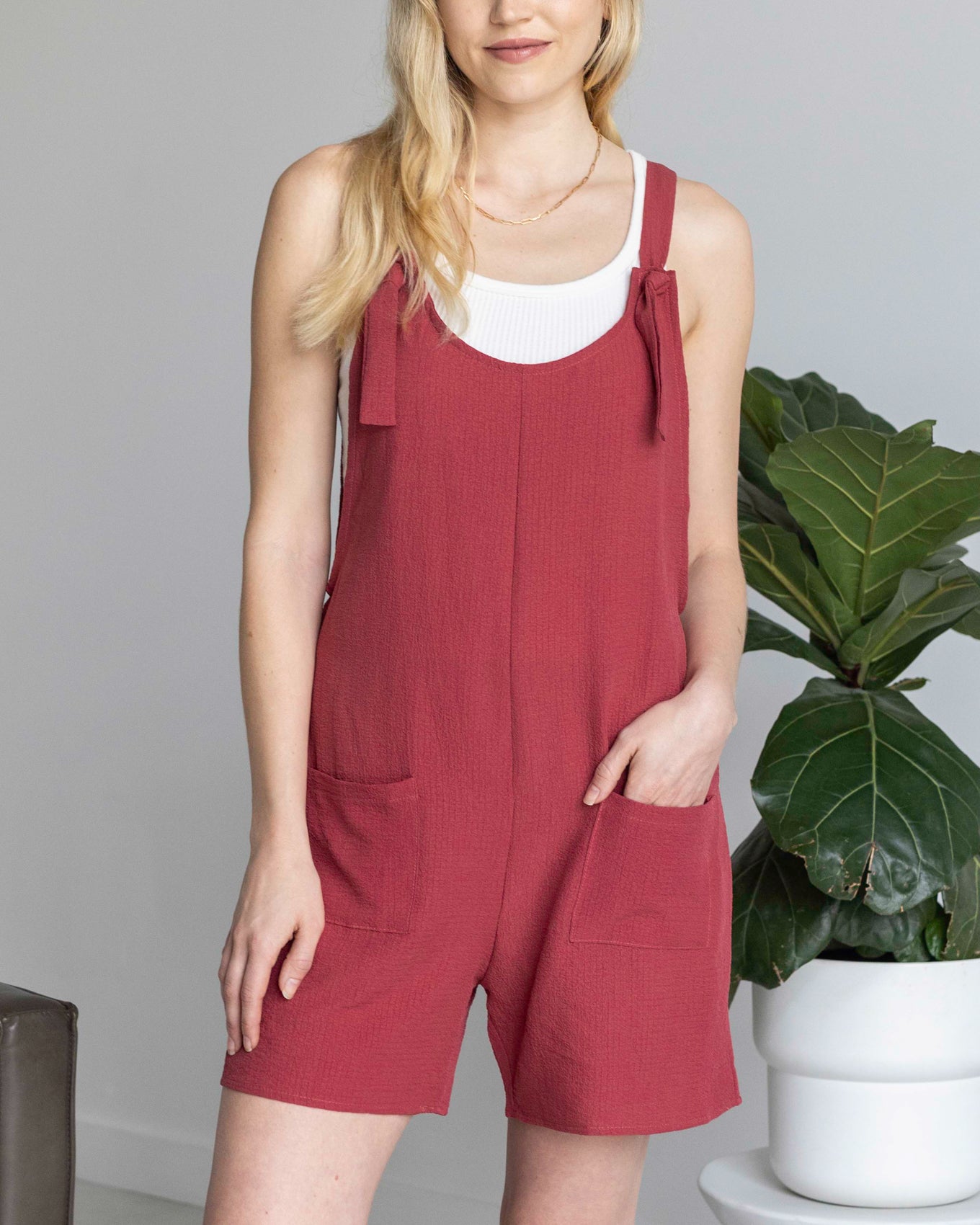 Easy Breezy Hibiscus Romper