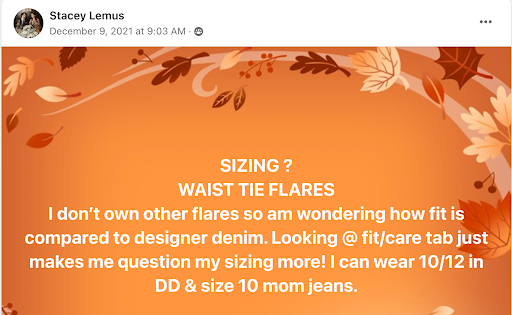 how does the fit of the waist tie flare jeggings compare to designer denim jeans