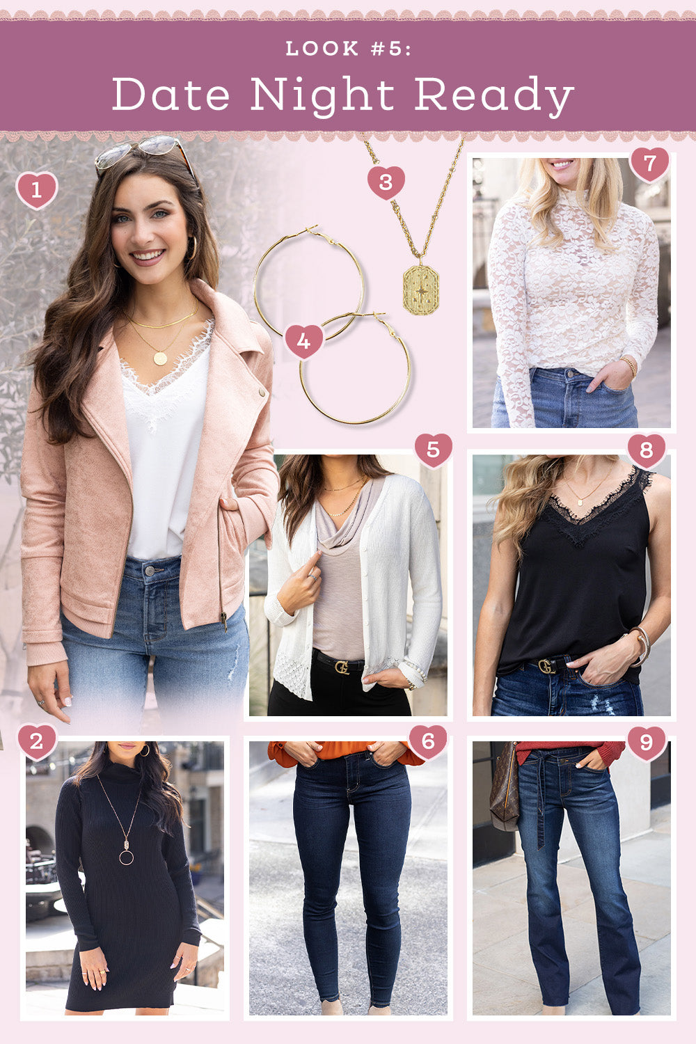 Style Guide 5 easy looks for valentine's day look 5 date night beauty 