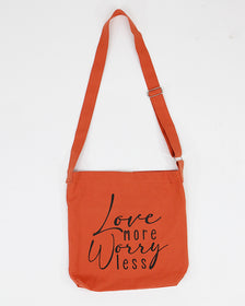 Gu0026L Quote Tote - Love More Worry Less