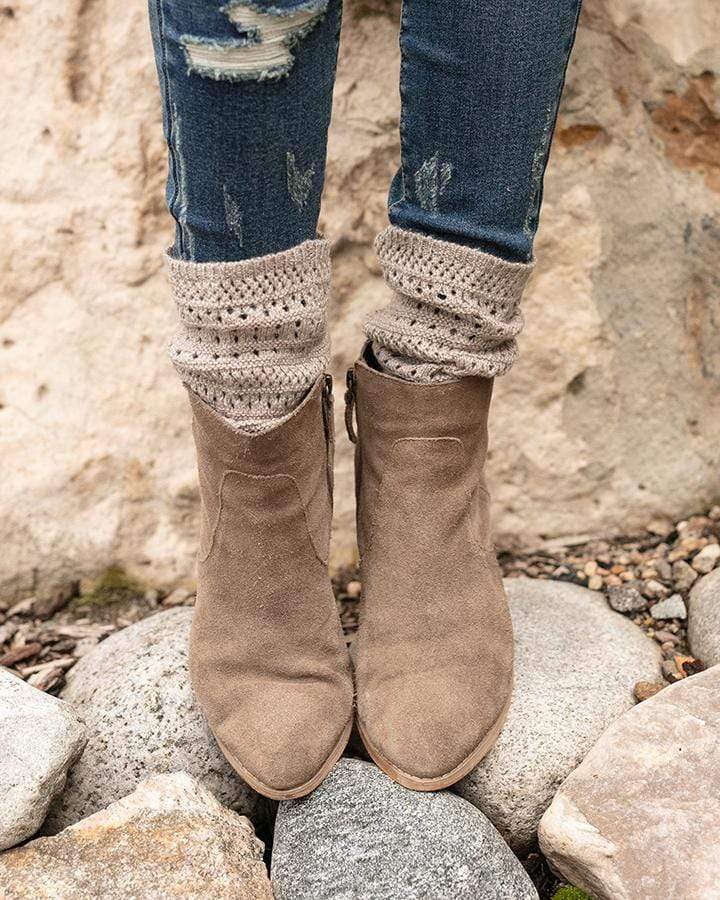 bootie socks with lace