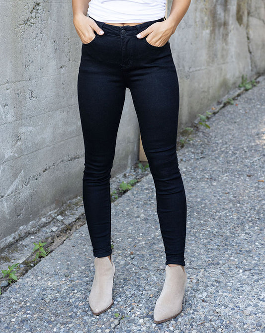 Cropped All Day Denim in Dark Indigo - FINAL SALE - Grace and Lace