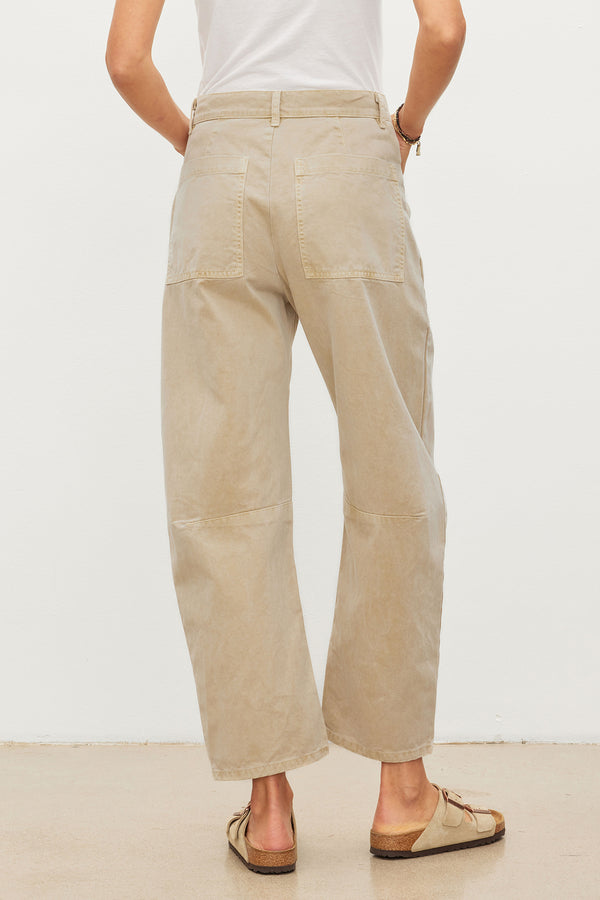 BRYLIE SANDED TWILL UTILITY PANT