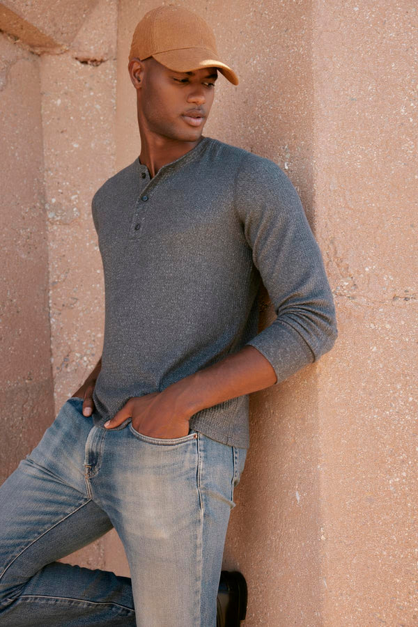 ANDERSON RIB KNIT HENLEY