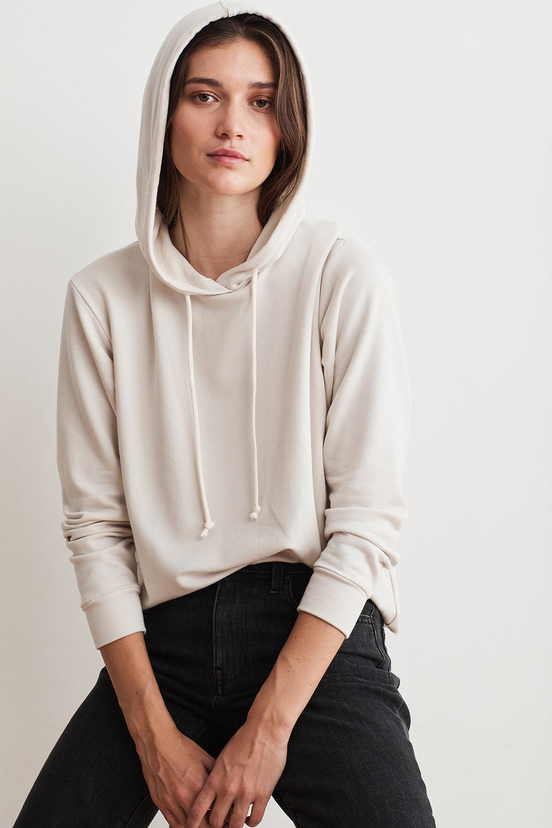 fleece cropped hoodie