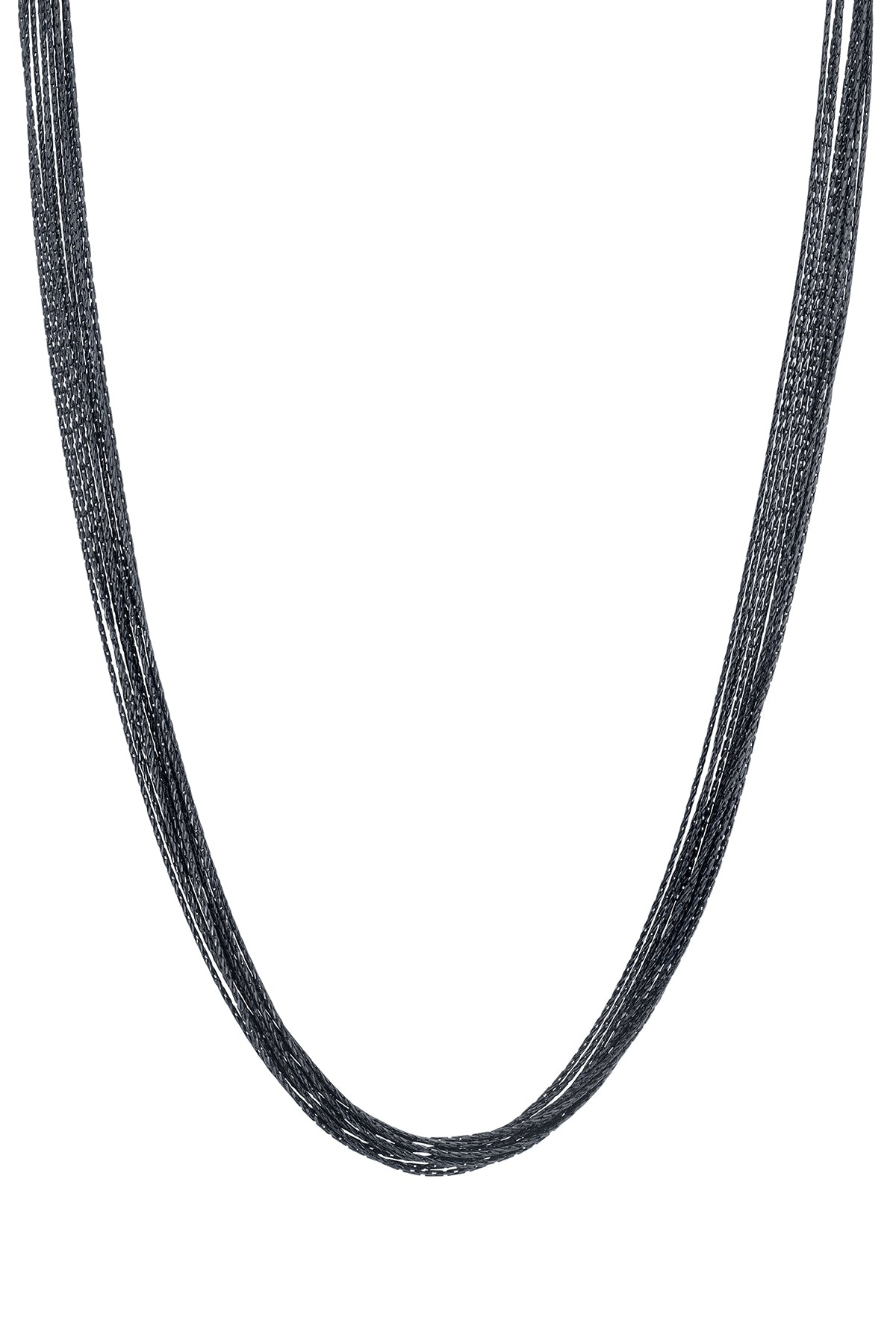 BLACK RHODIUM NECKLACE BY SLOAN 