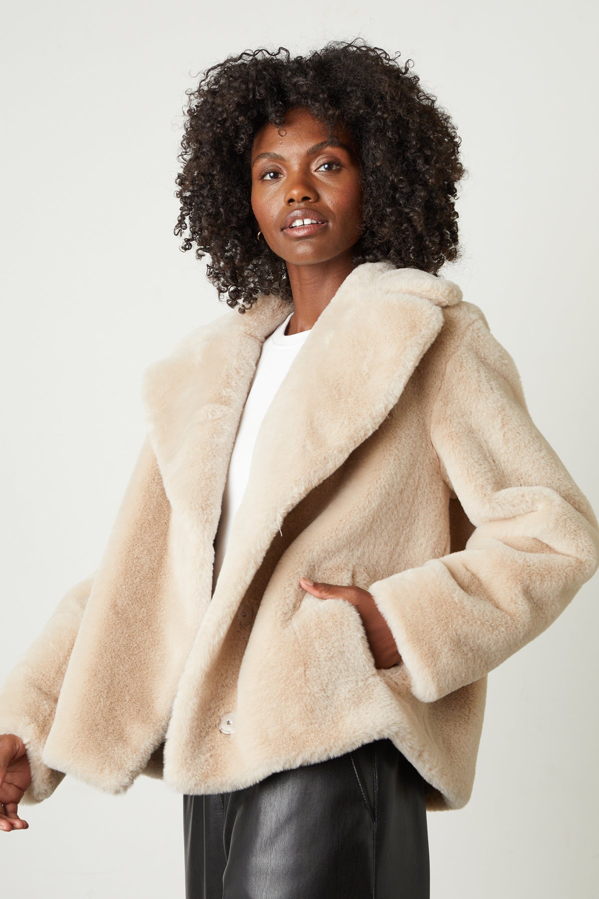 RAQUEL FAUX LUX FUR JACKET