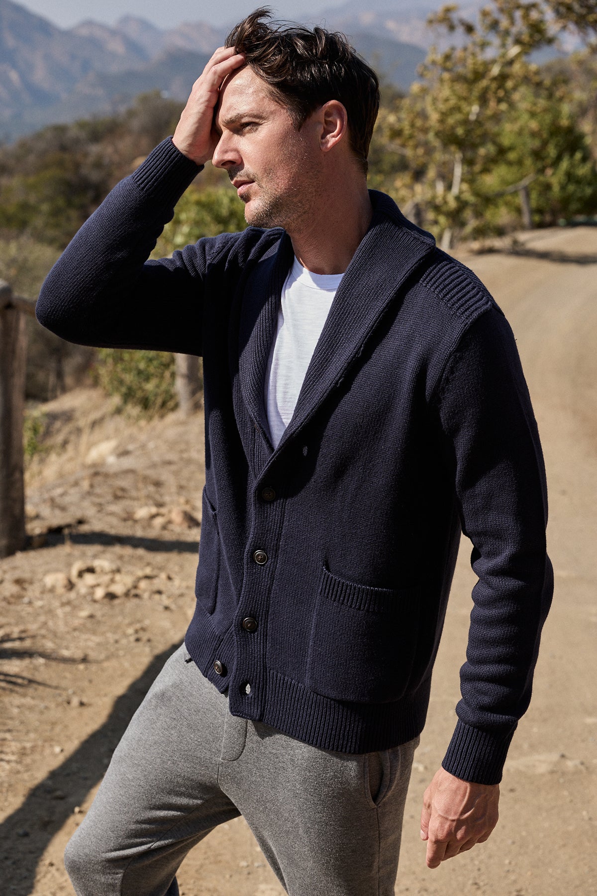 TEDDY FISHERMAN CARDIGAN