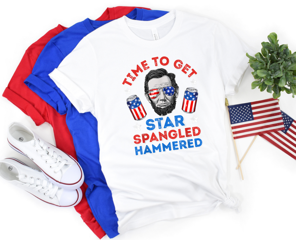 Time To Get Star Spangled Hammered - Hot Mess Mom Designs