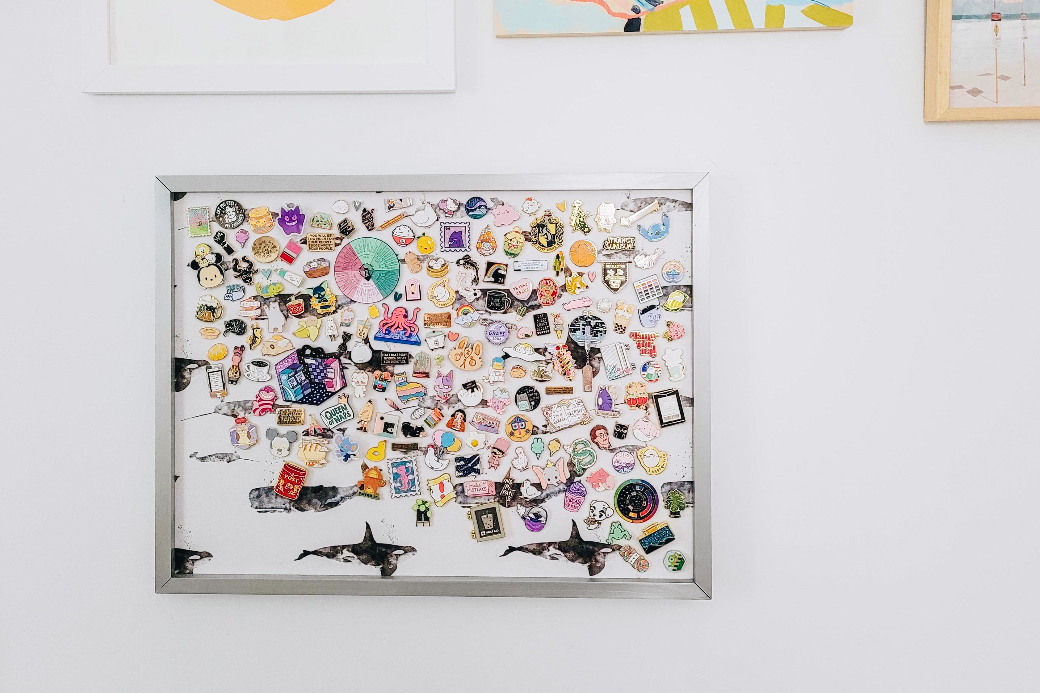 Homemade Pinboards for Displaying Enamel Pin Collections