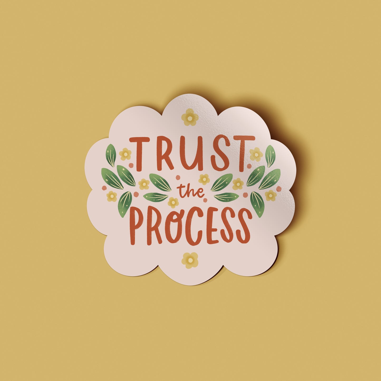 Trust the Process Vinyl Sticker
