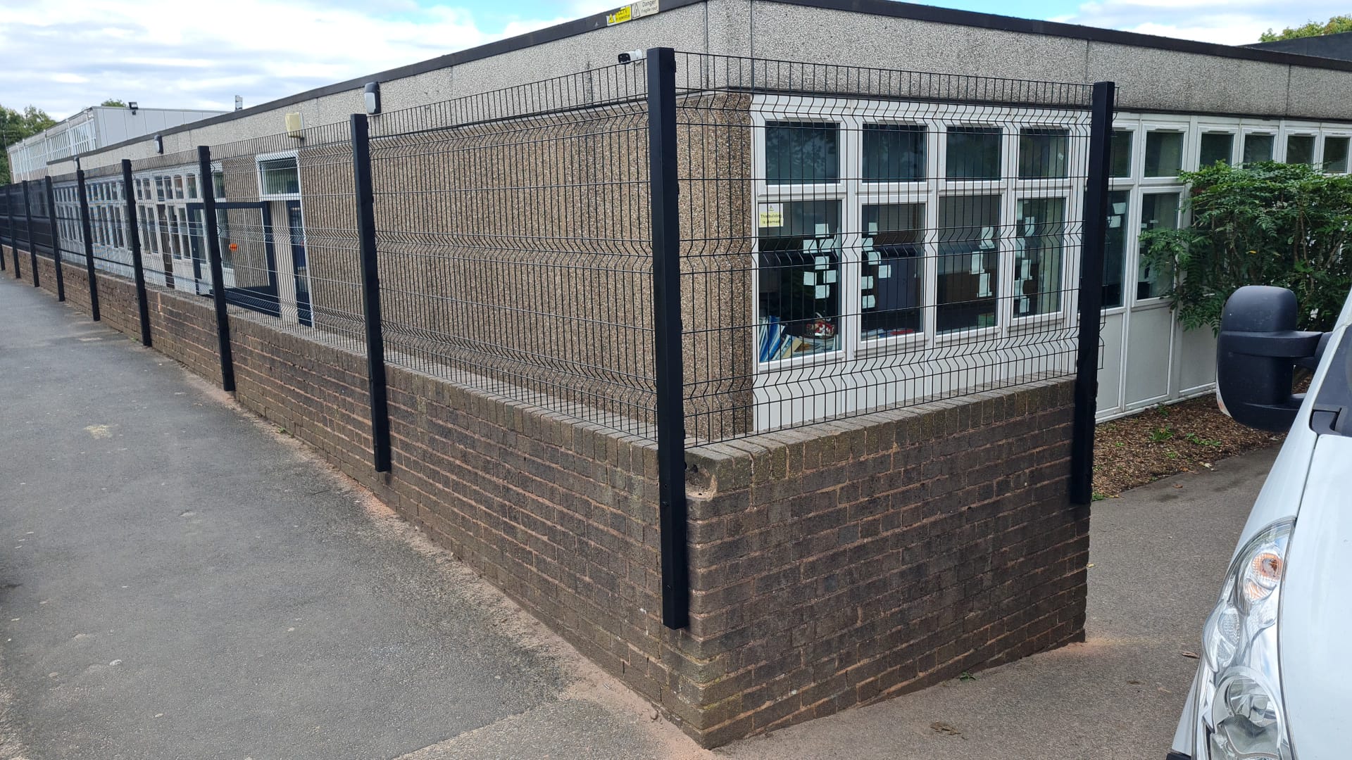 V-Mesh Fencing Supplied at Installed at School in Burntwood, Lichfield