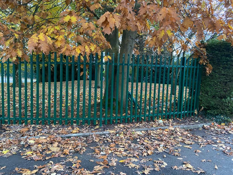 Palisade Fencing Installation for Christ Church School in Stone | trenthamfencing.co.uk