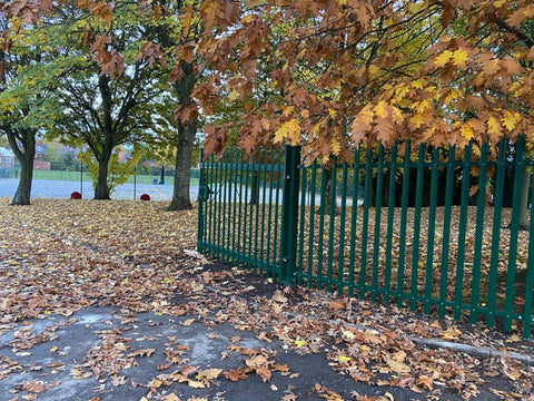 Palisade Fencing Installation for Christ Church School in Stone | trenthamfencing.co.uk