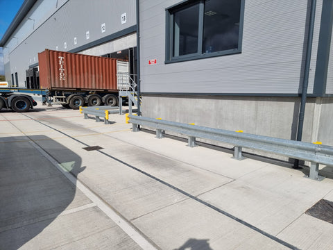 Armco Crash Barrier Supplied & Installed for new Puma Warehouse in Wakefield