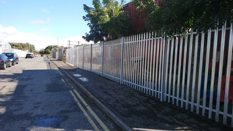 Palisade fencing & gate installation at the Wirral