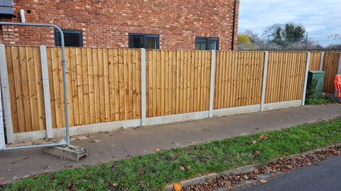 Reflective Acoustic & Closeboard Fencing Installed for a house in the Westlands