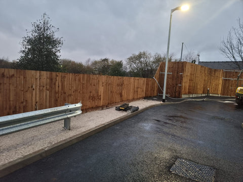 Fencing Project complete for New Costa Coffee in Stoke