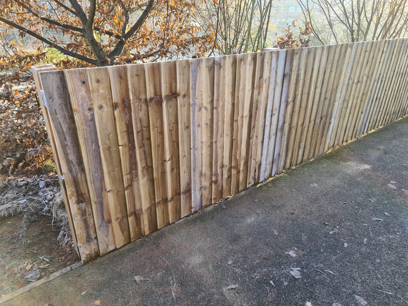 In-Situ Feather Edge Fencing Supplied and Installed for Hempstalls Primary School in Cross Heath, Newcastle