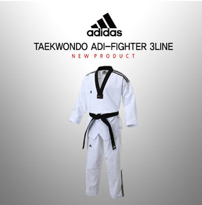 Adi-Fighter 3line Taekwondo uniform 