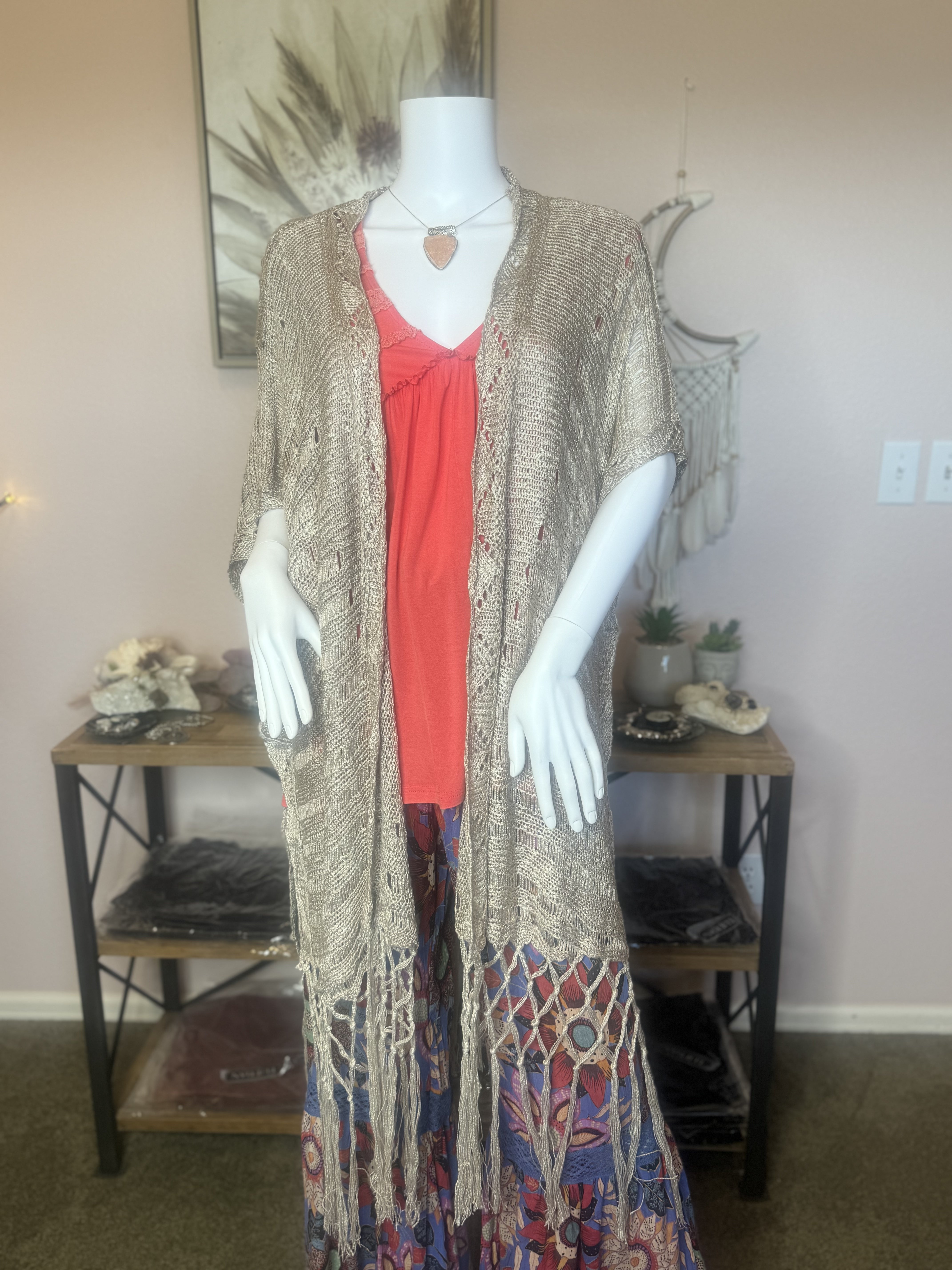 Jocelyn Fringe Cardigan