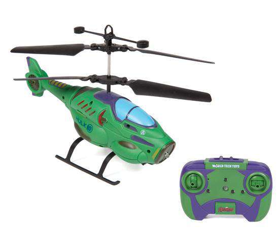 Marvel Licensed Hulk Herocopter 2ch Ir Rc Helicopter World Tech Toys