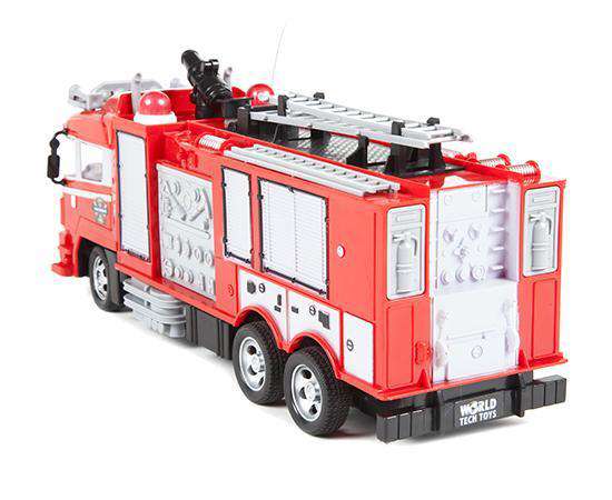 world tech toys remote control fire rescue truck