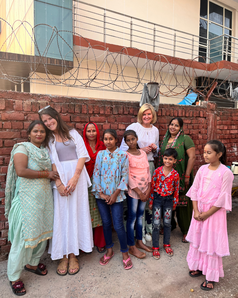 Design team in India celebrating Diwali with our staff and their children