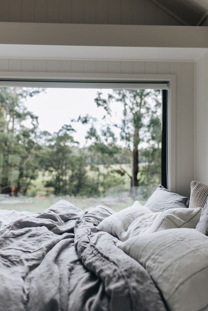 Eadie Lifestyle bed linen at Wildernest tiny house