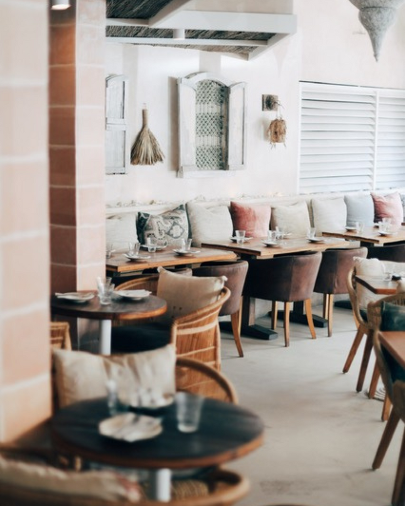 The mez club byron bay restaurant dining area