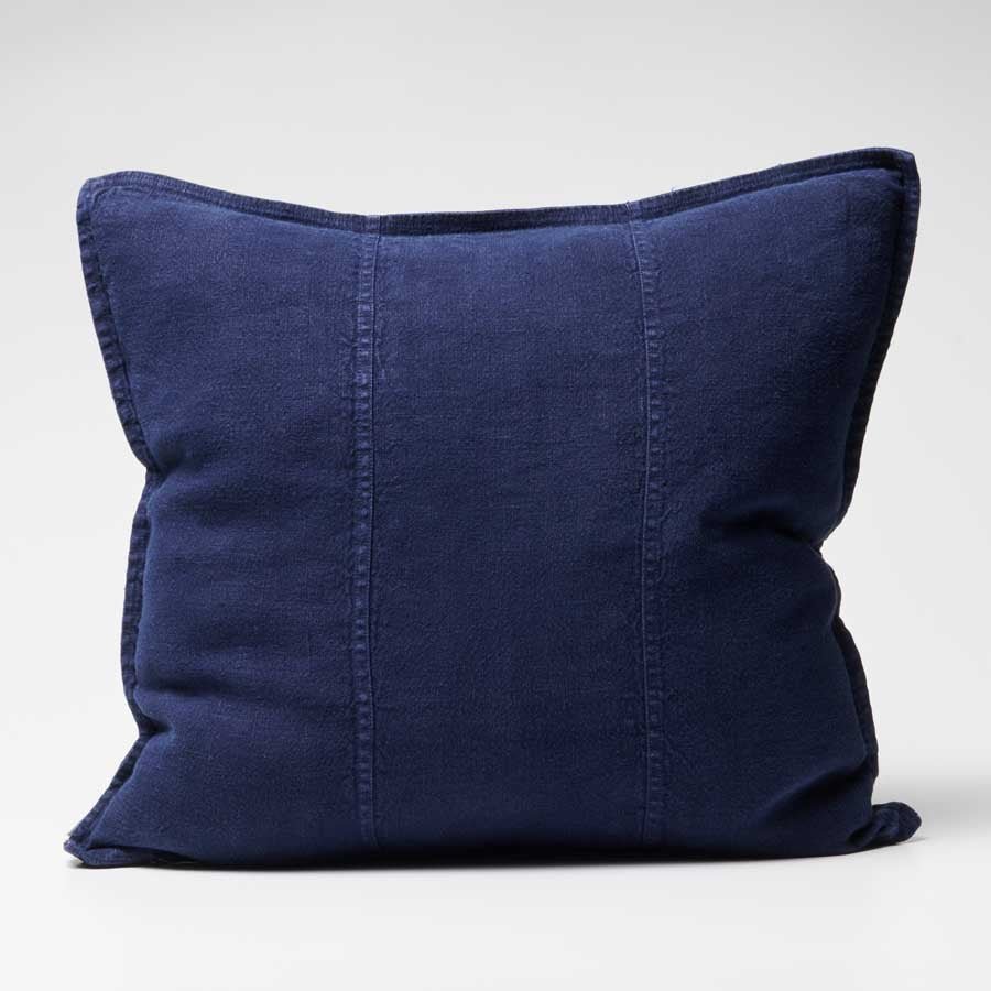 Luca® Linen Outdoor Cushion - Navy - Eadie Lifestyle product image