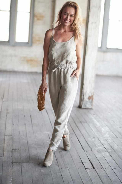 The Linen Lounge Pant - Off White – Eadie Lifestyle