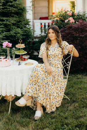 Eden Dress in Golden Iris - Tilden Co. LLC
