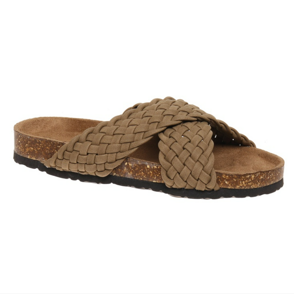 Outwood Bork Slip-on Sandal with Toe Strap in Pewter – Tilden Co. LLC
